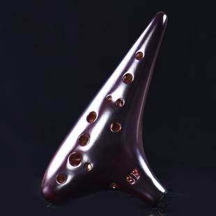 正品 陶陶笛12孔S奏f业演奏模型12孔高音F键埙演天空城专学生乐器