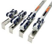 移门静双向静音音木门厨门轨吊轮双向缓冲轮移门轮阻尼液压移吊门