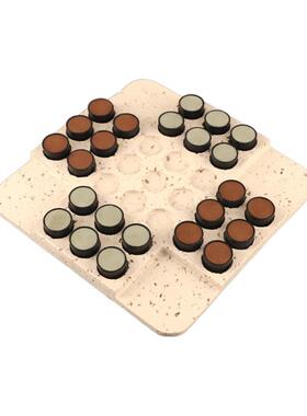 现代简约仿洞石树脂棋盘装饰摆件客厅卧室民宿别墅软装家居装饰品
