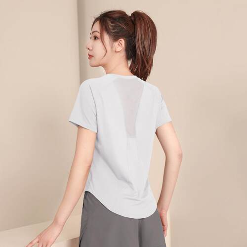 Sports suit women's running short sleeved T-shirt anti