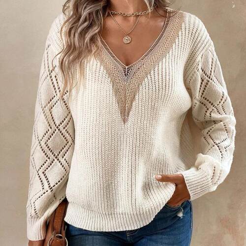Women's Pullover Sweater Fall & Winter Casual Style Long