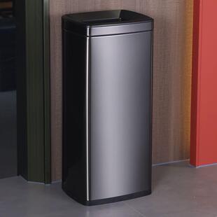 洗手间擦手纸专用垃圾桶大容量厨房商用不锈钢无盖加高立式大号