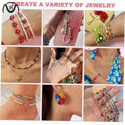 16800Pcs/Box 2mm Clay Bracelet Beads for Jewelry Making Kit