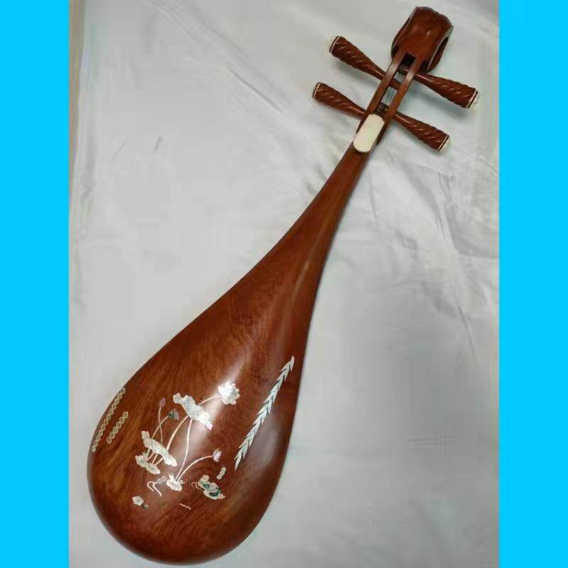 新款琵琶乐器酸枝木成人演奏级手工整背制作红家抛光考厂直销正品