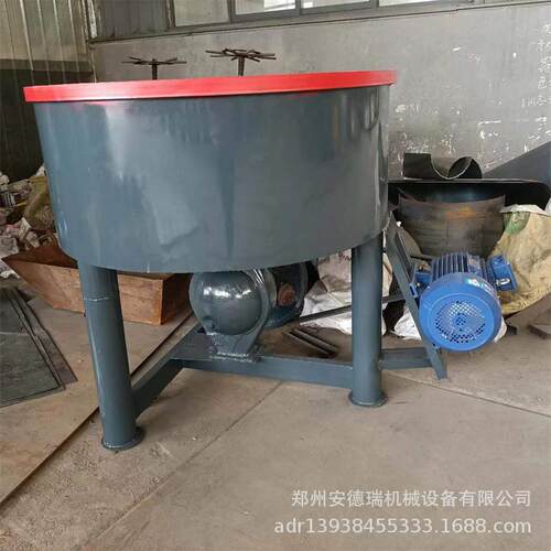 多功能耐火材料轮碾机小型立式碳粉煤灰碾压混合设备滚筒混砂机
