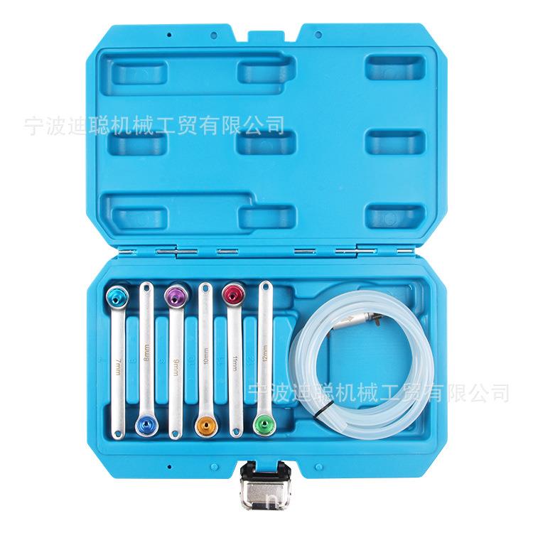 手动刹车油制动液更换扳手7/8/9/10/11/12mm刹车放油扳手