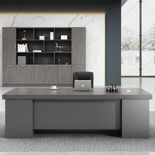 老板桌木质办公桌总裁桌大班桌电脑桌桌椅组合现代简约高端厂直销