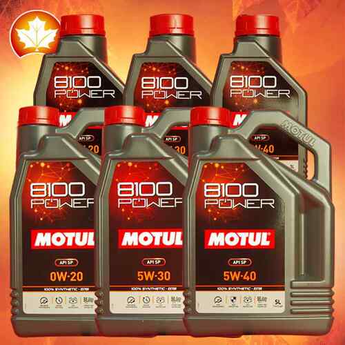 摩特 8100 POWER 0W20/5W30/5W40 SP级 5L/1L 进口酯类全合成机油