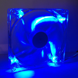 8cm12cm风扇超静音蓝光风扇 台式机箱电脑电源散热器超薄风扇酷炫