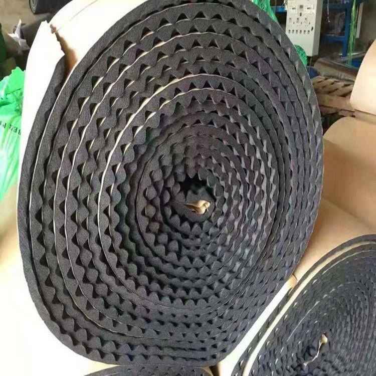 自粘橡塑鸡蛋棉波峰棉规格可选墙体屋顶隔音鸡蛋棉nbr发泡鸡蛋棉