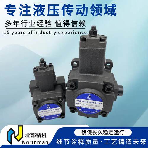 北部精机VPVC-F20-A3-02 F15 F12 F30 F40 A2 A1变量叶片油泵 03A