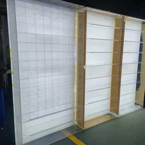 展示物包架大型透收纳置架展示架家用高鞋亚克力商用柜货柜发光