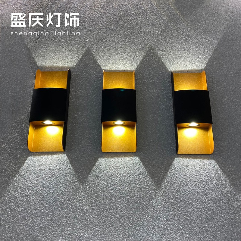 户外灯壁灯楼梯过道防水壁灯北欧现代简约室外外墙灯庭院阳台壁灯