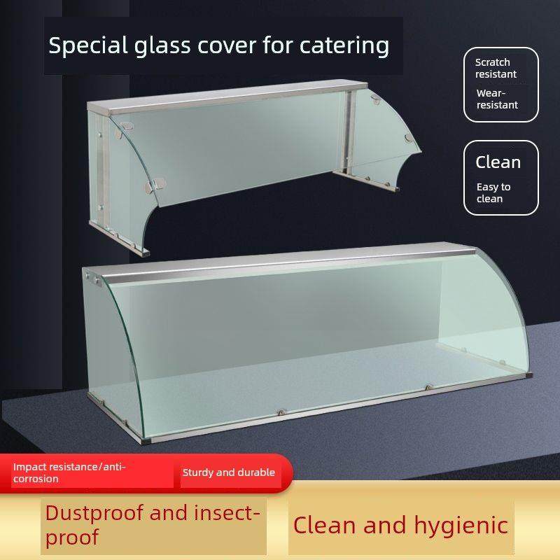 熟食玻璃罩展示柜防尘长方形玻璃蛋糕半圆形售饭台超市异形款定做,厨房电器,其他商用厨电,淘宝优惠券,粉丝福利购,淘宝优惠卷