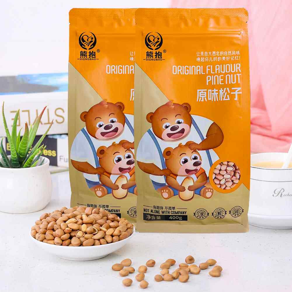 甘肃天水特产松子坚果干果原味松子干炒薄皮g袋装包邮