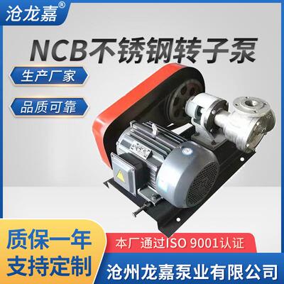 NCB不锈钢转子泵凸轮转子泵泵头正反转高粘度转子泵厂家供应
