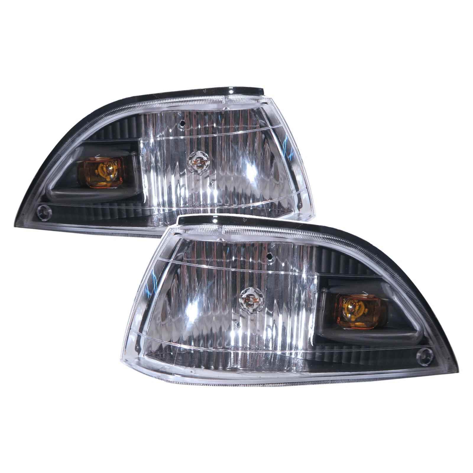 适用于丰田卡罗拉EE90AE92款黑色卡罗拉角灯转向灯