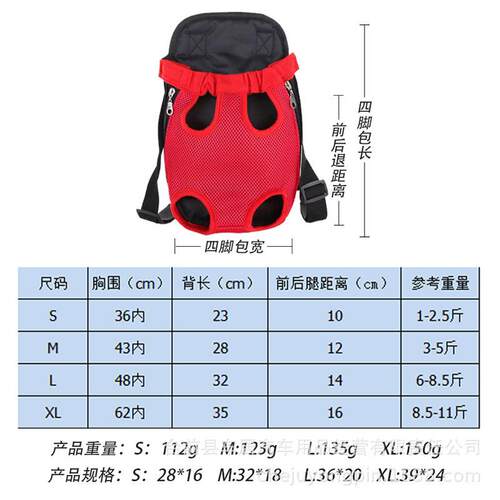 体宠物小背宠物胸包包外出双肩包胸猫前包便携包小型犬猫咪潮狗宠
