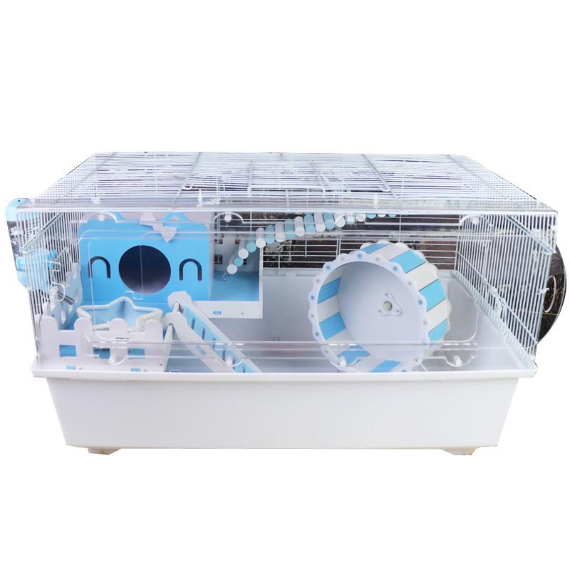 仓鼠笼子 60/47基础笼改亚克力透明笼超大ps板前门金丝熊花枝蜜袋