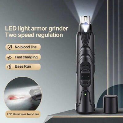 Electric Pet Nail Grinder Dog Nail Clippers Quiet Powerful