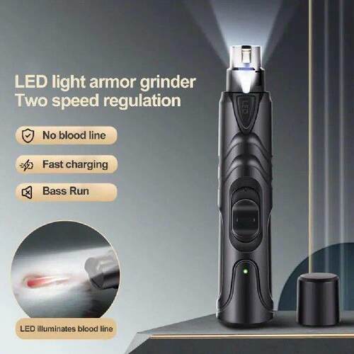 Electric Pet Nail Grinder Dog Nail Clippers Quiet Powerful