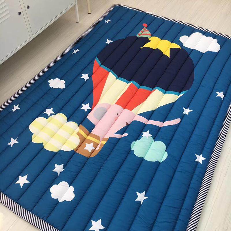 高档儿童家用爬垫整加厚婴儿客行厅宝宝张爬爬垫可机折叠地毯洗地