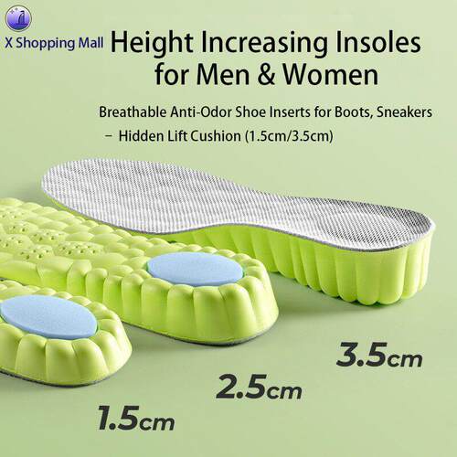 Height Increasing Insoles for Men & Women Shoe Inserts 鞋垫