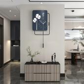 创意钟表 饰画时钟挂墙家用个性 新款 中国风简约挂钟客厅玄关背景装