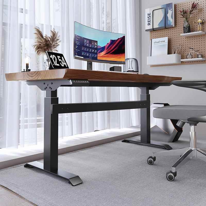 原办大板书桌公电脑桌学习实木工作台369家用电竞电桌桌架木动升