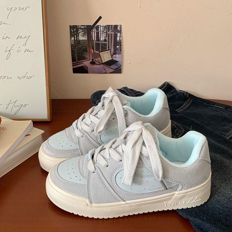 ins透气小白厚底增高女鞋老爹鞋