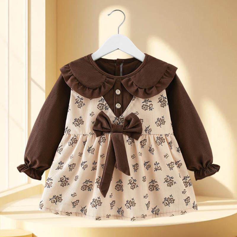 女宝罩衣外穿洋气宝宝吃饭防水防脏秋冬季护衣婴儿女童冬天反穿衣