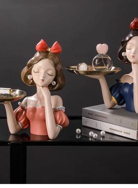 玄关钥匙收纳摆件卧室装饰品ins客厅电视柜鞋乔迁新居礼物朋友