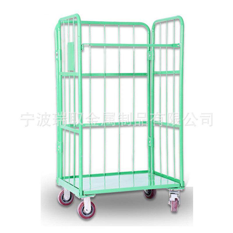 折叠移动物流台车快递周转车仓库推车装卸转运车仓储搬运理货车
