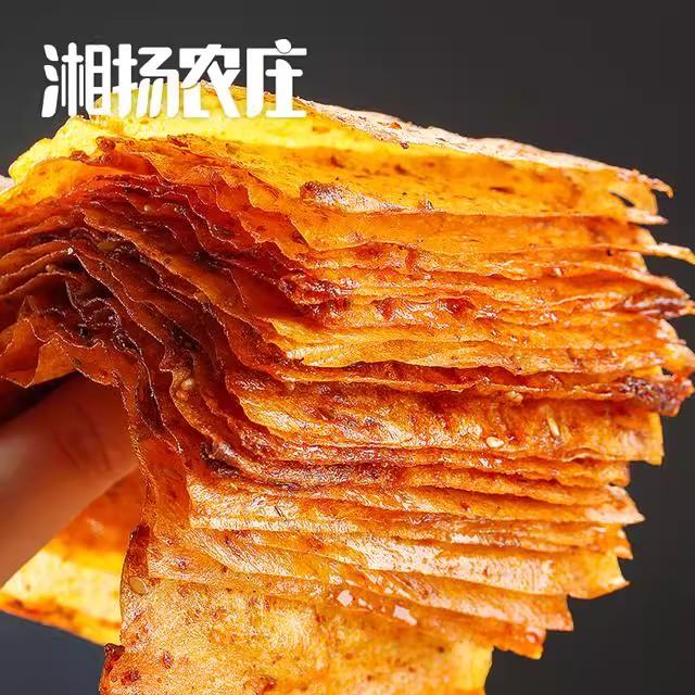 【湘扬农庄】平江大辣片麻辣过瘾经典湖南手撕大辣片辣条开袋42g