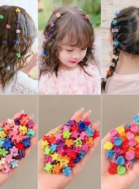 50pcs malist Solid Hair Claw Cute Banana Clip Cartoon Headw