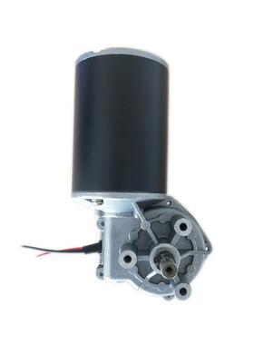 直径76直流机电机有OYN0刷直流电动12V30V微型马蜗轮蜗杆减达速电