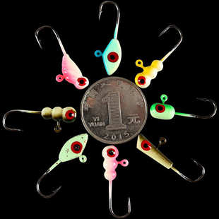 25个 迷你小铅鱼冬钓钩鱼钩户外钓鱼 套多品种冰钓钩套装