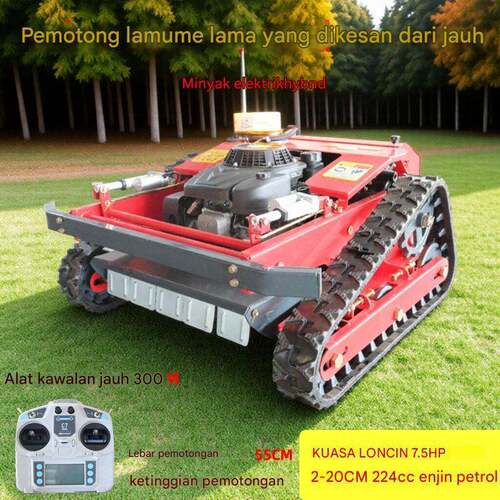Mesin Pemotong Rumput RC Multifungsi, Crawler Semua Medan un