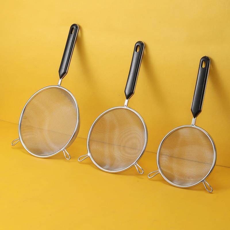 304不锈钢豆浆过滤网辅食榨汁机面粉杯果汁机隔渣漏网厨房小漏勺