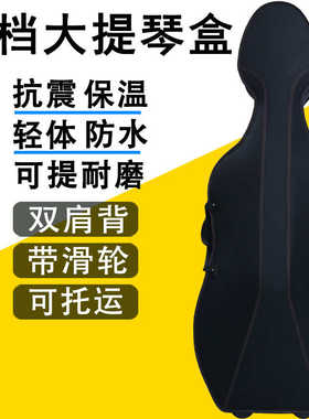 大提琴 琴盒琴行大贝斯特长班乐室乐队连续背包乐团保护盒音乐生