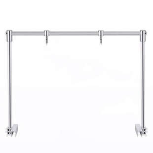 鱼缸多功能可调节龙门架不锈钢吊架悬空吊装灯架筒灯灯盘排灯支架