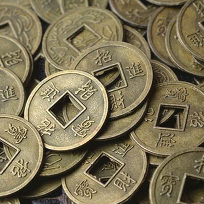 100Pcs Chinese Feng Shui Lucky Ching/Ancient Coins Set Educa