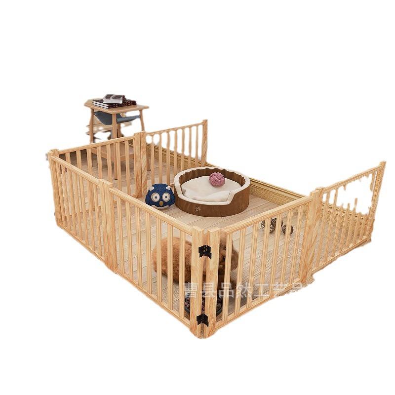 三折透明宠物围栏狗狗围栏屏风可折叠6扇室内宠物围栏门木屏风