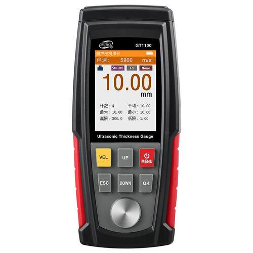 GT1130标超声金波玻测厚智仪GT1130彩屏厚度测量仪器璃属陶瓷塑料