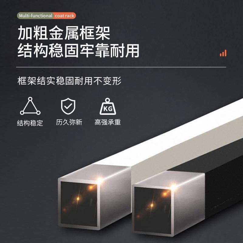 简易衣柜家用卧室防尘布衣橱钢木加厚组合衣架小户型落地式挂衣架