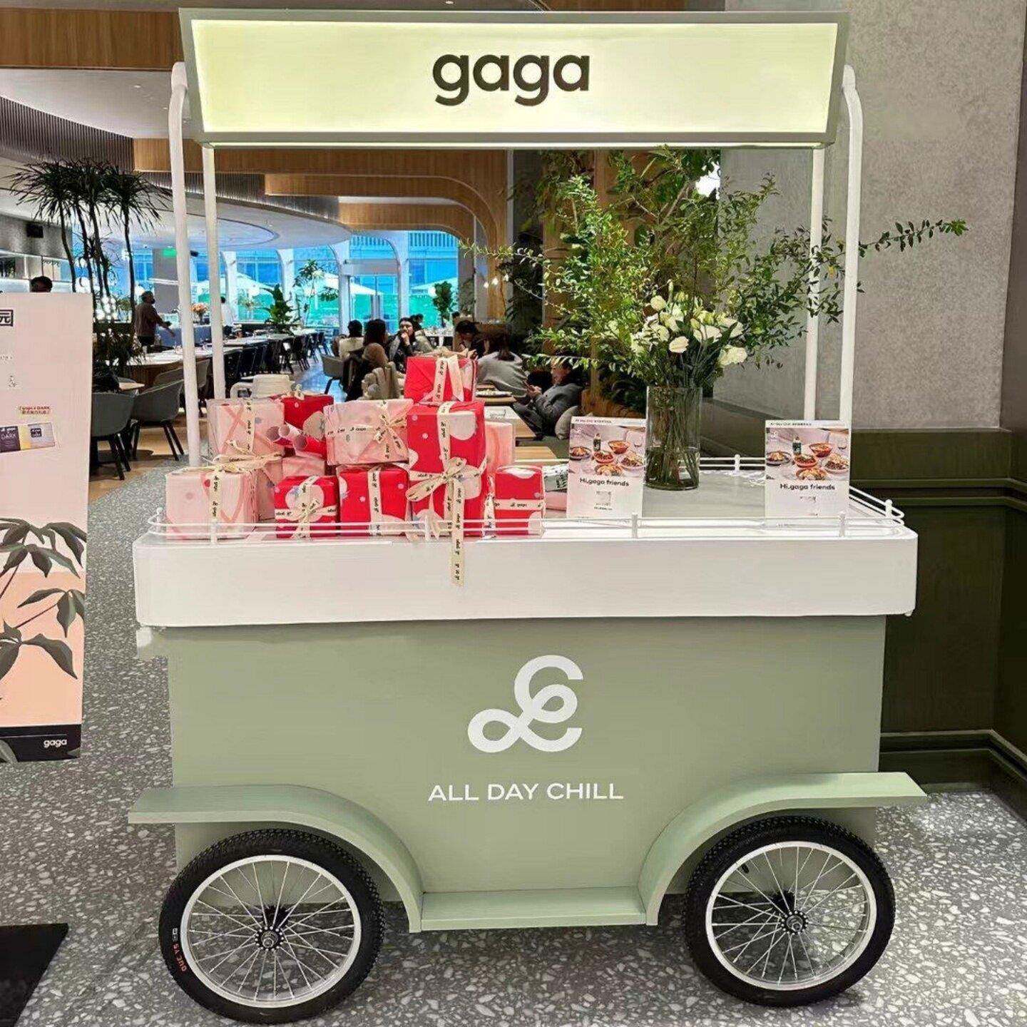 网红移动花车活动摊位店面推车咖啡促销车奶茶展架推车夜市摆摊车
