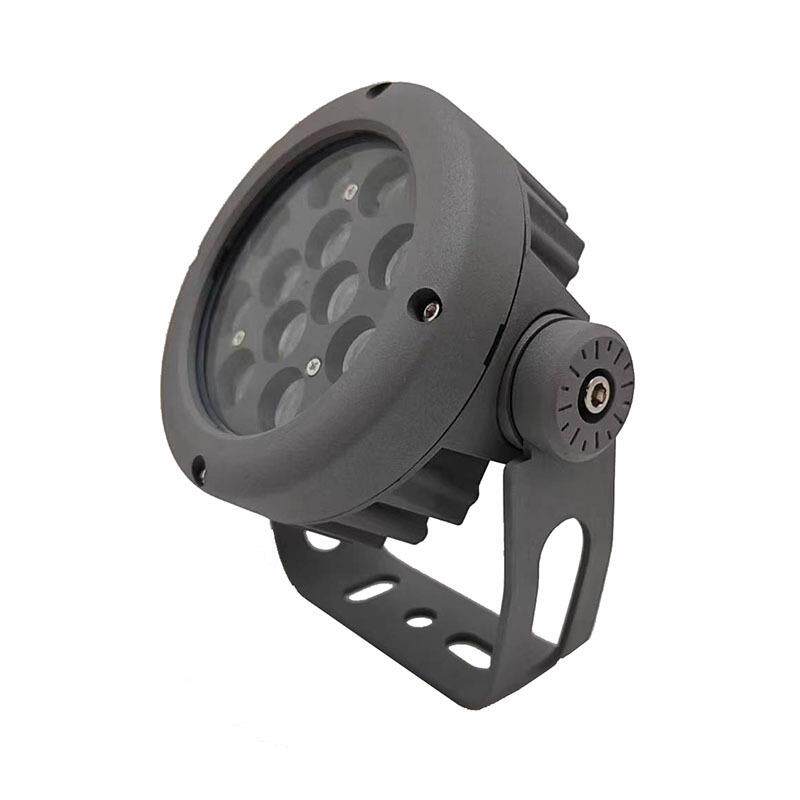 LED投光灯外壳12W投光灯12V24V套件铝压铸户外投射灯