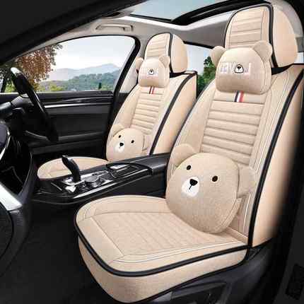 汽车座套全包别克凯越英朗XT/GT凯越君威君越昂科拉适用亚麻坐垫