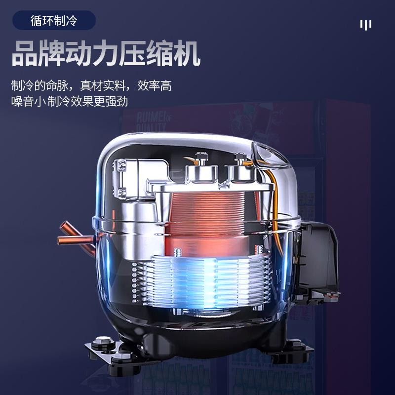 饮料柜立式冷藏双门展示柜保鲜柜单门冰箱超市三门商用饭店啤酒柜