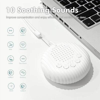 White Noise Sound Machine Portable Baby Sleep Machine 10